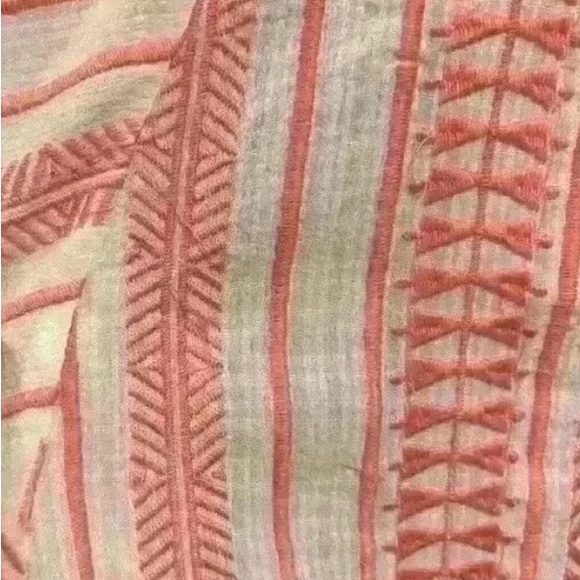 Ramy Brook Pink Patterned Peasant Blouse - Picture 6 of 7